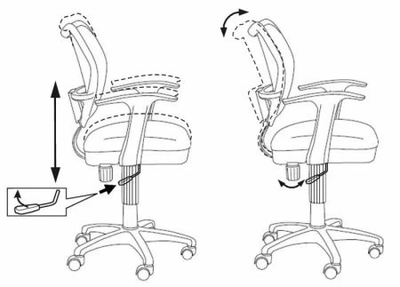 Детские компьютерные кресла - Кресло детское Бюрократ CH-W797 голубой сиденье голубой TW-55 сетка/ткань крестовина пластик пластик белый