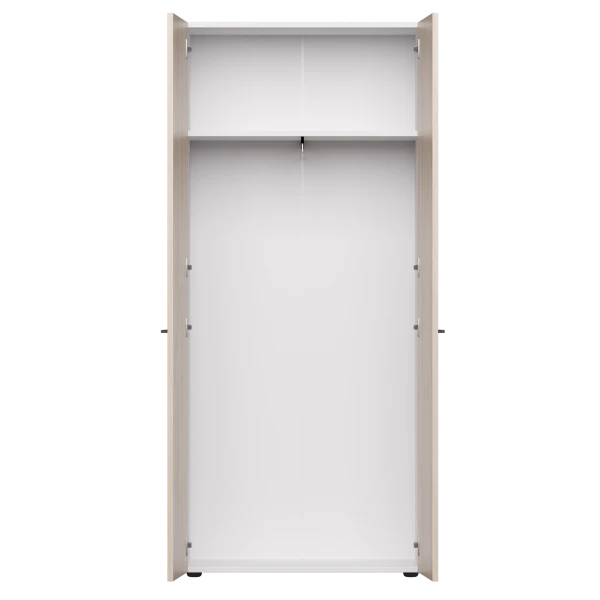 Купить Гардероб Everprof EVO (ЭВО) 800х383x1835 Белый/Дуб Соната по низкой цене
