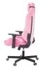 Кресла для геймеров - Кресло игровое Knight N1 Fabric розовый Velvet 36 с подголов. крестов. металл