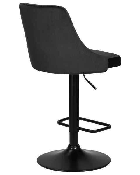 Купить Набор 2 шт Стул барный DOBRIN JOSEPH BLACK, черный велюр (MJ9-101) по низкой цене
