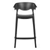 Купить Стул полубарный Forma, чёрный по выгодной цене для кафе, ресторанов и кухни
