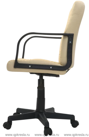 Кресло руководителя Чери А (Экокожа Dollaro Слоновая кость)