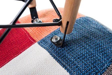 Купить Стул обеденный DOBRIN DAW PATCHWORK, цвет сиденья мозаика по низкой цене