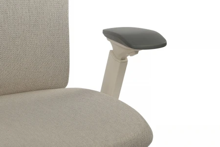 Эргономичные кресла - Кресло Gemini EGE-002AW Белый пластик/Светло-бежевый