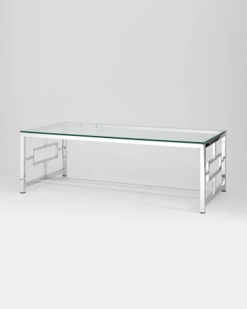Купить Журнальный стол 120*60 БРУКЛИН серебро по низкой цене