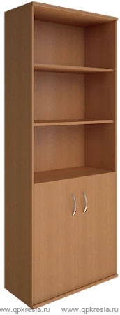 Шкаф высокий широкий (2 низкие двери ЛДСП) А.СТ-1.1
