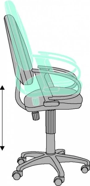 Кресло Бюрократ CH-300 черный крестовина пластик | Купить в КупиКресла.ру