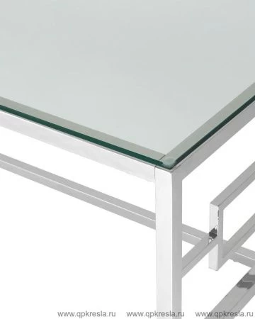 Журнальный стол 120*60 БРУКЛИН серебро