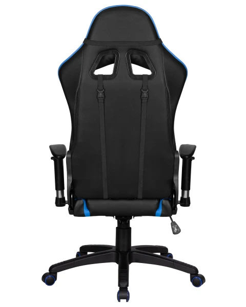Кресло игровое DOBRIN BRIAN, черно-синяя экокожа | Купить в КупиКресла.ру