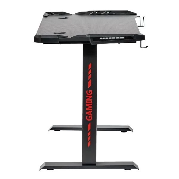 Купить Компьютерный геймерский стол Epic 120х60х75 с LED подсветкой, подстаканником, крючком для наушников по низкой цене