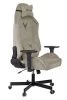 Кресла для геймеров - Кресло игровое Knight N1 Fabric бежевый Light-21 с подголов. крестов. металл