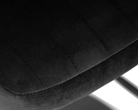 Купить Стул барный DOBRIN CHARLY BLACK, черный велюр (MJ9-101) по выгодной цене для кафе, ресторанов и кухни