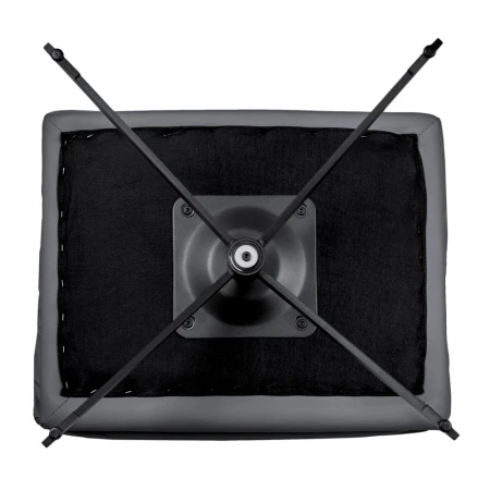 Купить Оттоманка HUG тёмно-серый, экокожа по низкой цене