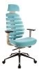 Кресло Everprof Ergo Grey ткань бирюзовый
