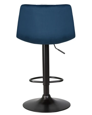 Купить Набор 2 шт Стул барный DOBRIN TAILOR BLACK, синий велюр (MJ9-117) в интернет-магазине КупиКресла.ру