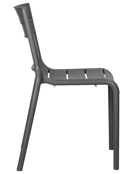 Купить Стул обеденный DOBRIN TIM, темно-серый (GR-04) по низкой цене