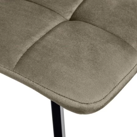 Купить Стул Easy тёмно-коричневый с чёрными ножками по низкой цене