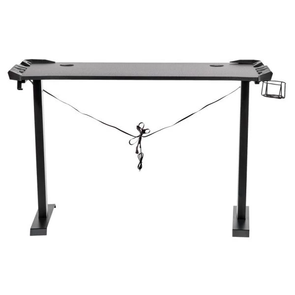 Купить Компьютерный геймерский стол Epic 120х60х75 с LED подсветкой, подстаканником, крючком для наушников по низкой цене