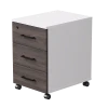 Тумба мобильная Everprof EVO (ЭВО) 406х540х608 Белый/Белый/Дуб Пасадена