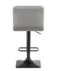 Купить Стул барный DOBRIN DOMINIC, серый велюр (MJ9-75) по выгодной цене для кафе, ресторанов и кухни