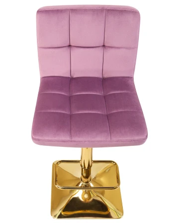 Купить Набор 2 шт Стул барный DOBRIN GOLDIE, пудрово-сиреневый велюр (MJ9-52) в интернет-магазине КупиКресла.ру