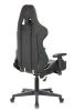 Кресла для геймеров - Кресло игровое Zombie A4 черный/белый искусственная кожа с подголов. крестовина пластик