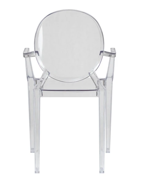 Купить Стул обеденный DOBRIN LOUIS GHOST, цвет прозрачный по низкой цене