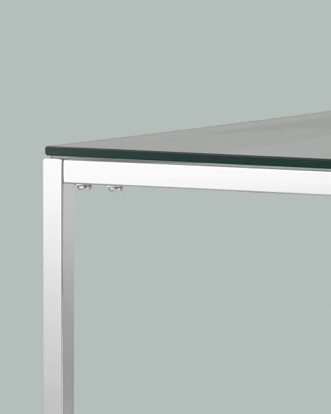 Купить Журнальный стол 120*60 ТАУН серебро по низкой цене