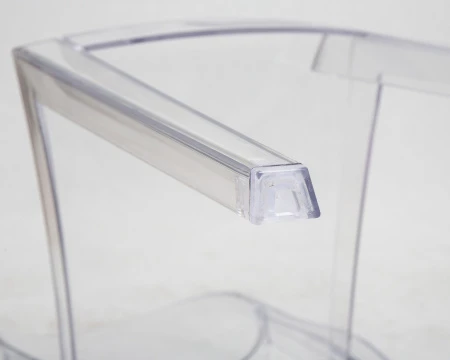 Купить Стул обеденный DOBRIN VICTORIA GHOST, цвет прозрачный по низкой цене