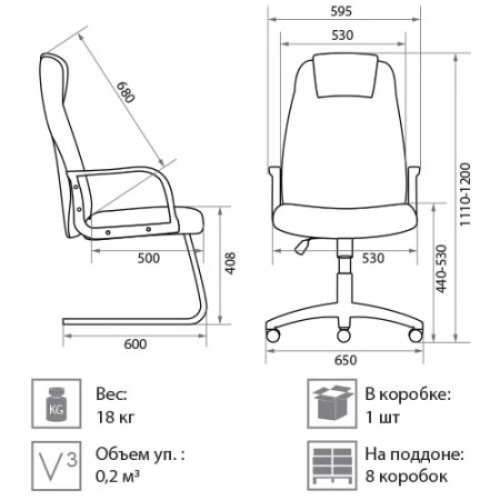 Кресло руководителя Prima (Прима)