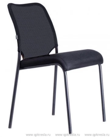 Офисный стул Amigo (Амиго) черный для посетителей и сотрудников фото