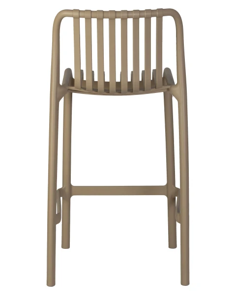 Стул полубарный DOBRIN CHLOE, бежевый (GR-03) для кафе, ресторанов и кухни