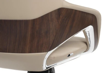 Кресла руководителя - Кресло Aura-M FK005-B Светло-бежевый