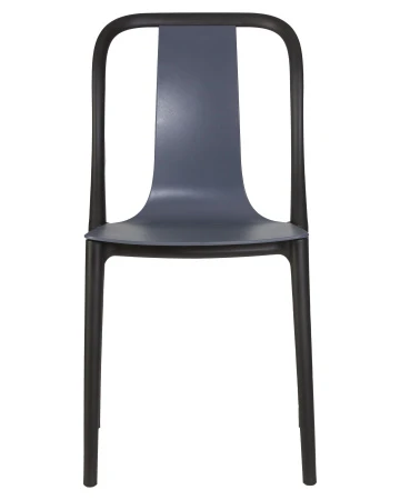 Купить Набор 4 шт Стул обеденный DOBRIN ADAM, черный/серо-голубой в интернет-магазине КупиКресла.ру