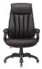 Кресла руководителя - Кресло руководителя Бюрократ T-9922N черный эко.кожа крестов. пластик