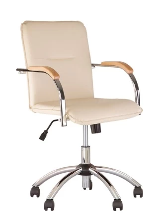 Офисное кресло Samba (Самба) GTP  (Искусственная кожа V 18 кремовый)