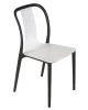 Купить Набор 4 шт Стул обеденный DOBRIN ADAM, черный/белый в интернет-магазине КупиКресла.ру