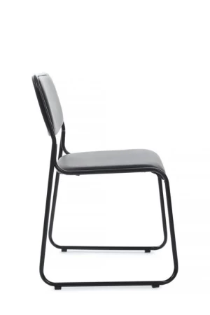 Кресло Nix RCH OMKL-01B Черный/Металл Черный для посетителей и сотрудников фото