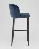 Купить Стул барный Оскар велюр сине-зеленый по выгодной цене для кафе, ресторанов и кухни