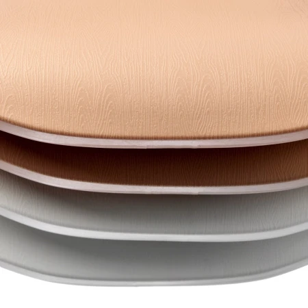 Купить Стул Seven Style пудровый с белыми ножками в интернет-магазине КупиКресла.ру