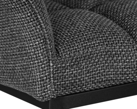 Купить Стул барный DOBRIN LUCAS, серая ткань (F-22) по выгодной цене для кафе, ресторанов и кухни