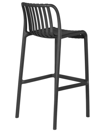 Купить Стул барный DOBRIN CHLOE BAR, темно-серый (GR-04) по выгодной цене для кафе, ресторанов и кухни