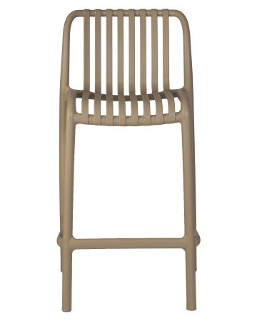 Купить Стул полубарный DOBRIN CHLOE, бежевый (GR-03) по выгодной цене для кафе, ресторанов и кухни