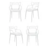 Комплект из 4-х стульев Masters белый