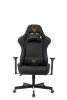 Кресло игровое Knight ARMOR черный ромбик эко.кожа с подголов. крестов. металл