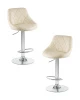 Набор 2 шт Стул барный DOBRIN LOGAN, кремовый