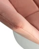 Купить Стул барный DOBRIN TAILOR WHITE, пудрово-розовый велюр (MJ9-32) по выгодной цене для кафе, ресторанов и кухни