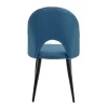 Купить Стул Cleo голубой с черными ножками по низкой цене