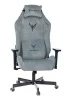 Кресло игровое Knight N1 Fabric серо-голубой Light-28 с подголов. крестов. металл