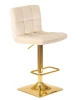 Купить Стул барный DOBRIN GOLDIE, бежевый велюр (MJ9-10) по выгодной цене для кафе, ресторанов и кухни